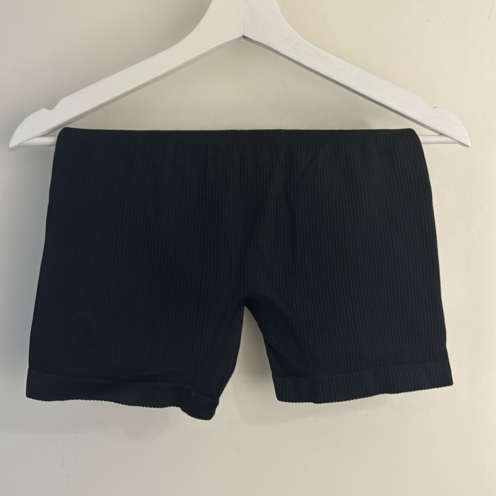 Black biker shorts